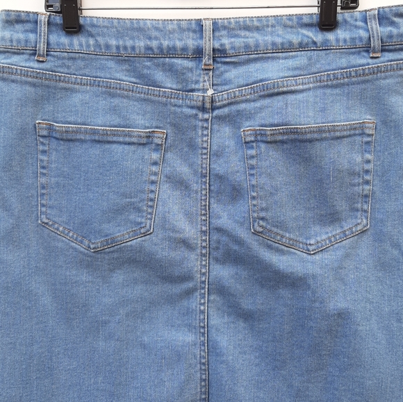 Denim Pencil Skirt Size 18 - Picture 4 of 4